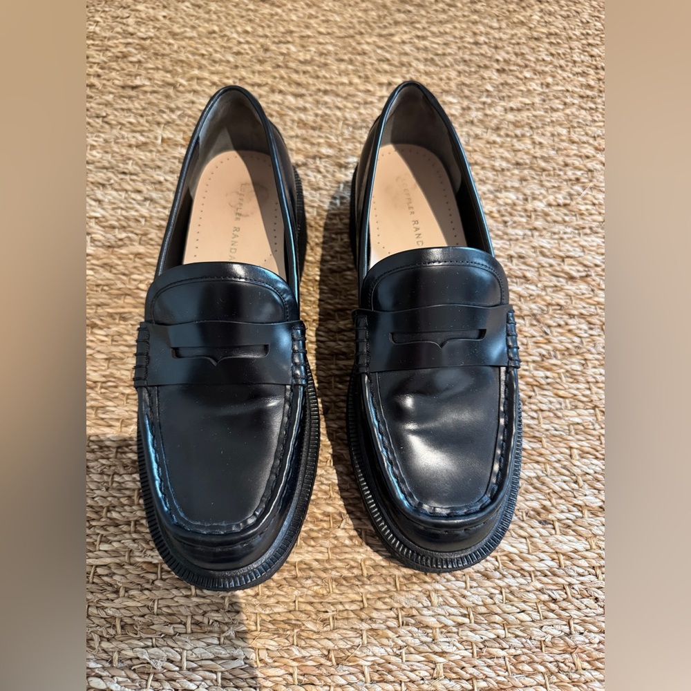 Loeffler Randall Black Platform Loafers - Picture 5 of 11